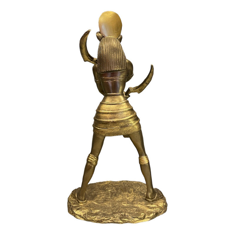 Sekhmet Egyptian Resin Figure 27cm High Bronze Type