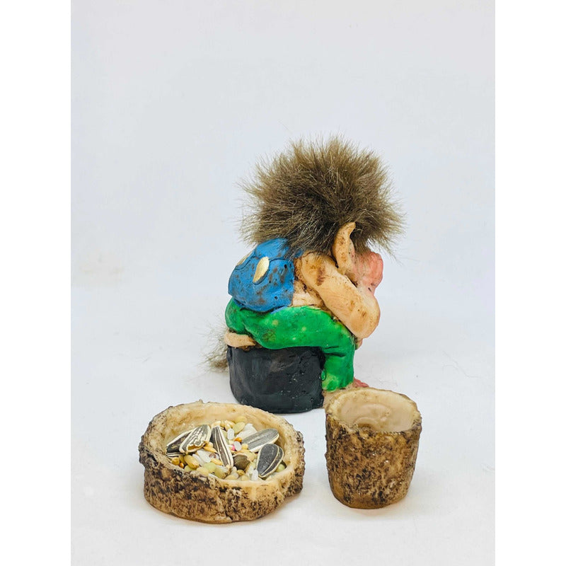 Troll-Gedanken des Geschäfts, 8 cm, aus Nationalharz.