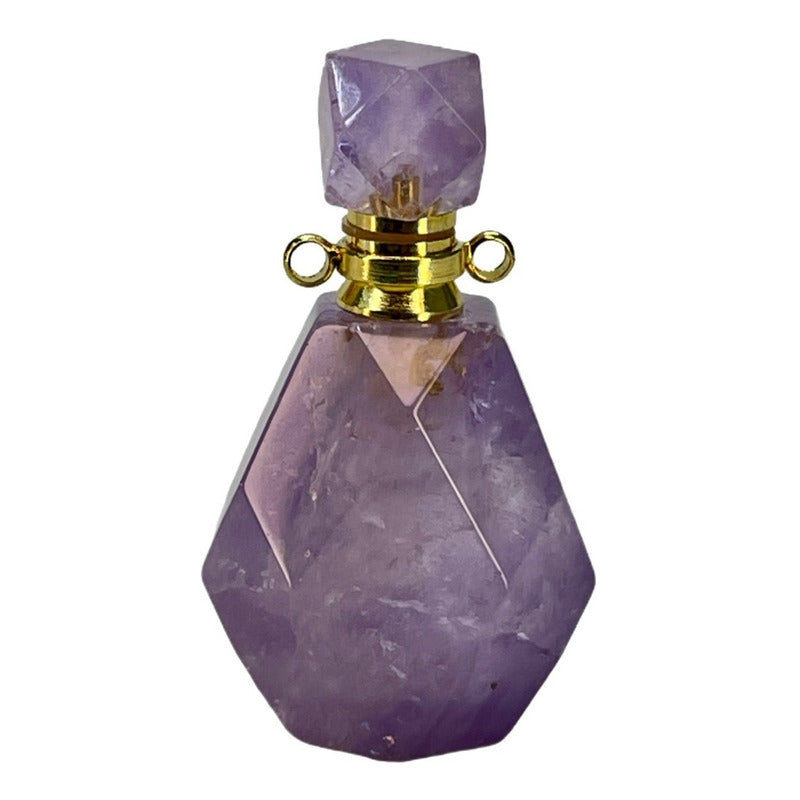 White Rose Amethyst Quartz Various Models Perfume Bottle 4 Cm