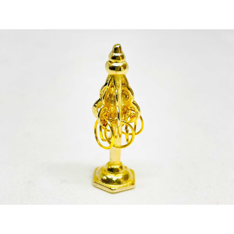 Victory Banner Feng Shui Amulet Gold Plated 4cm