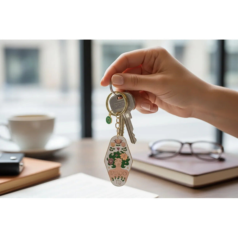 Llavero Zodiacal Hereje Diseño Astrológico Original Virgo