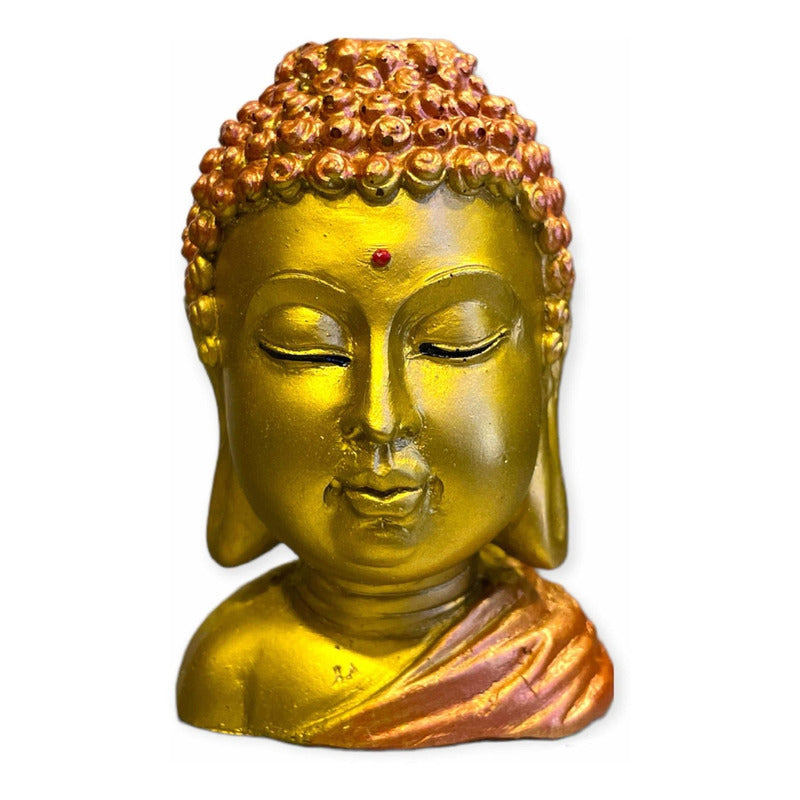 Buddha Incense Burner Resin Sculpture 9x6x6cm
