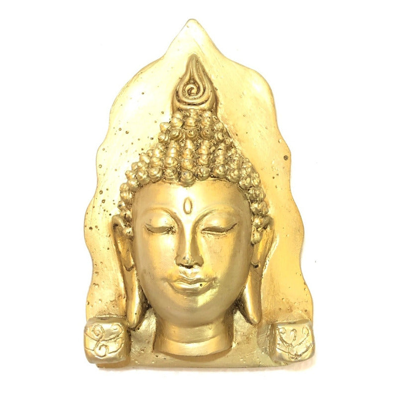 Buddha Face in Resin for Wall 17 cm