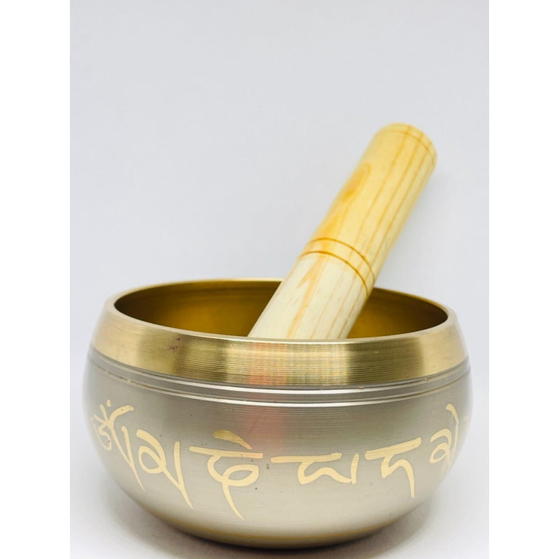Tibetan Singing Bowl 95mm Diameter 7 Metals Imported Cleaning