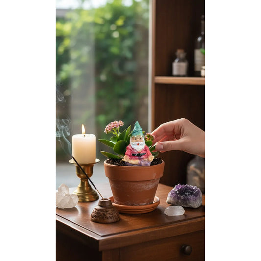 Gnomos En Miniatura De 4 Cm Altura Meditacion by HEREJE