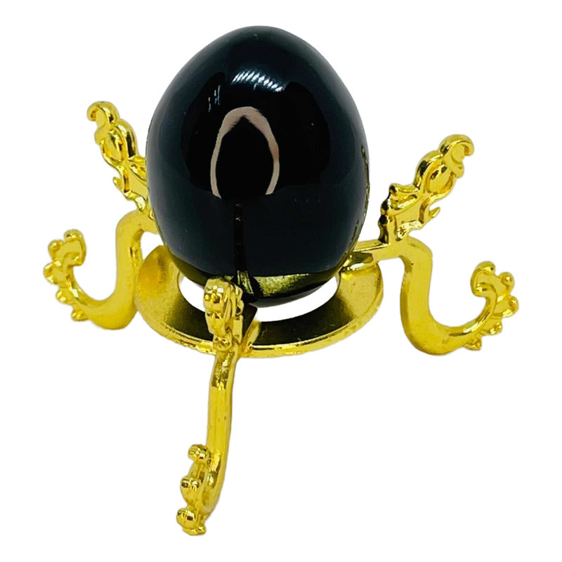 Natural Obsidian Egg 5 cm - Energy and Well-being