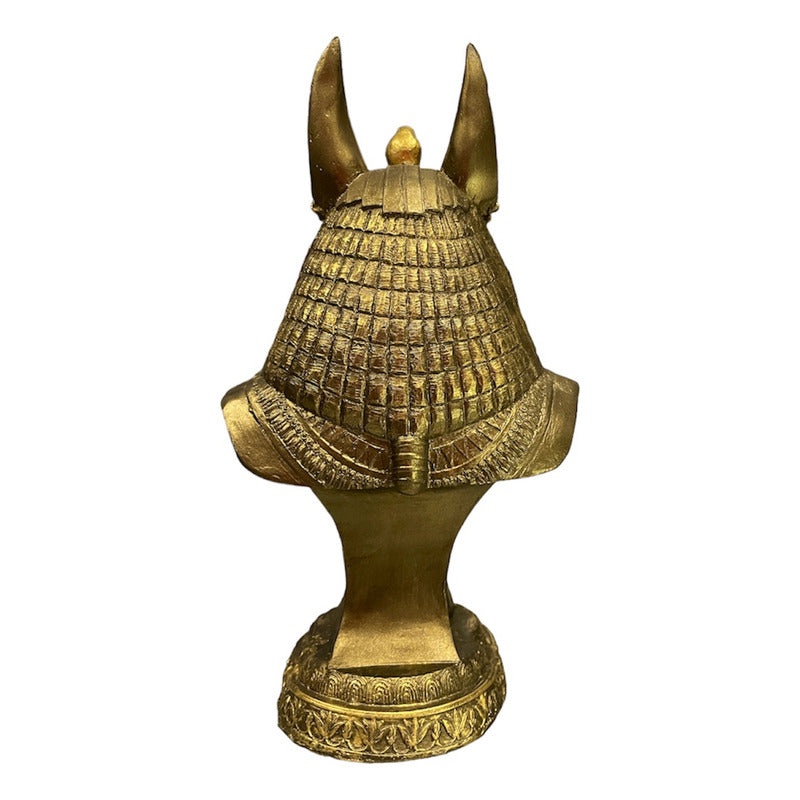 Egyptian Anubis Resin Figure 23cm Bronze Type