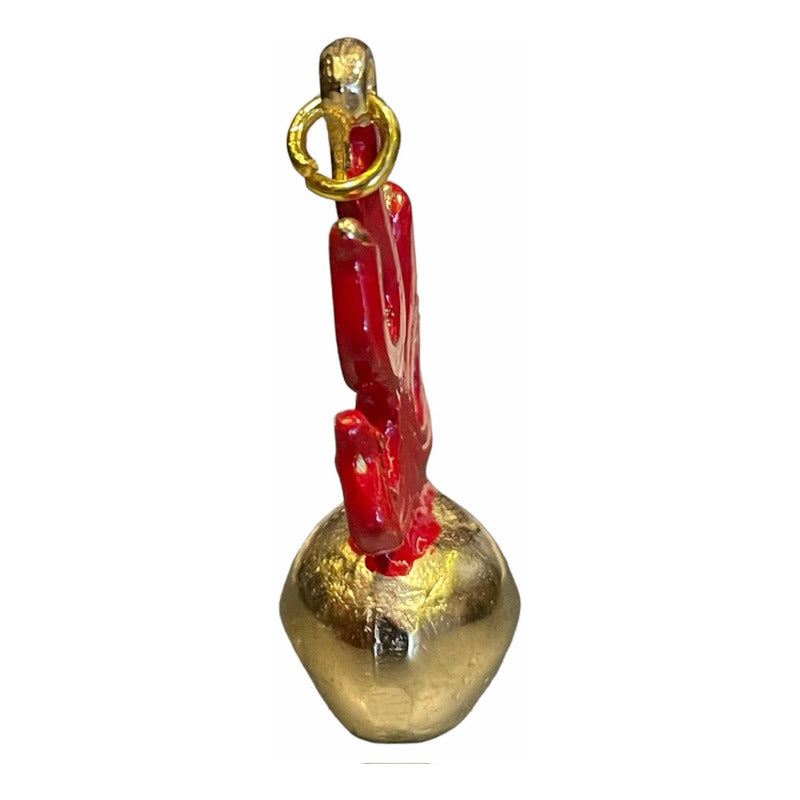 Fireball Feng Shui Amulet Gold Plated 3 cm High