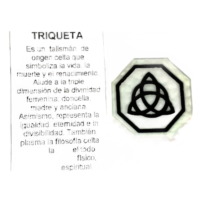 Triquetra Ritualized and Serenaded Symbol Amulet