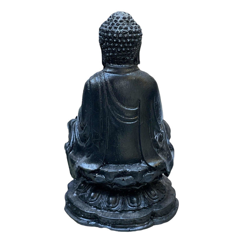 Black Buddha Round Base 10cm