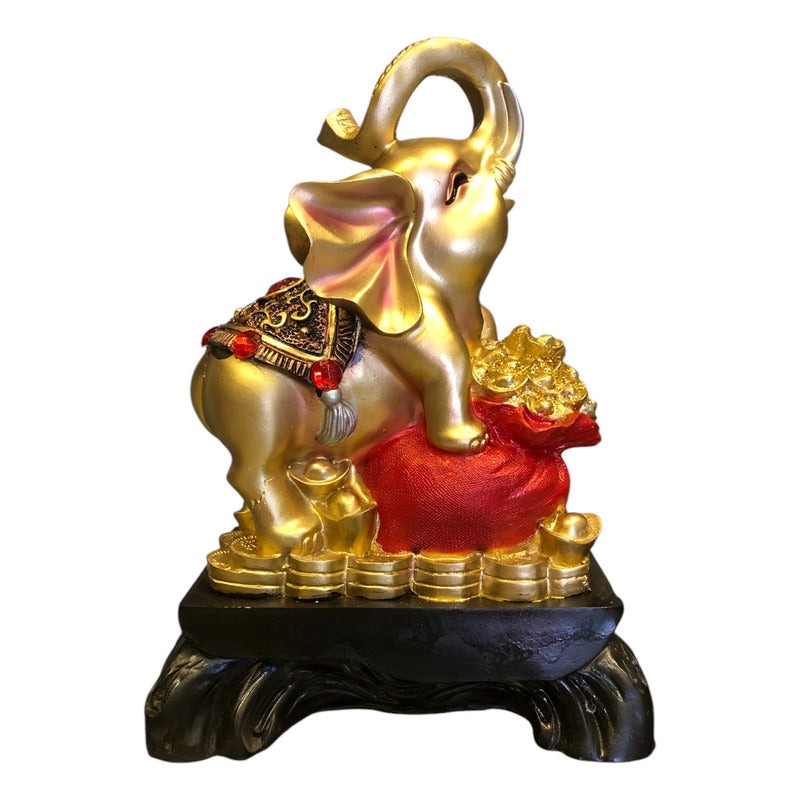 Original Elephant with Backpack Sculpture - Lety Items