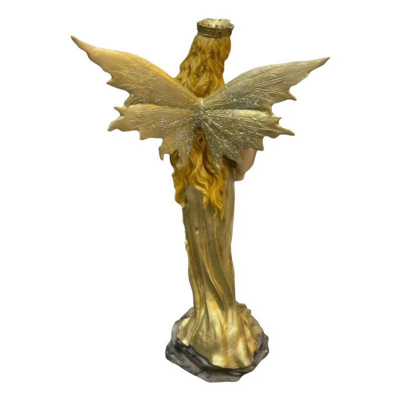 Abundia Statue With Wings 28 Cm Resin.
