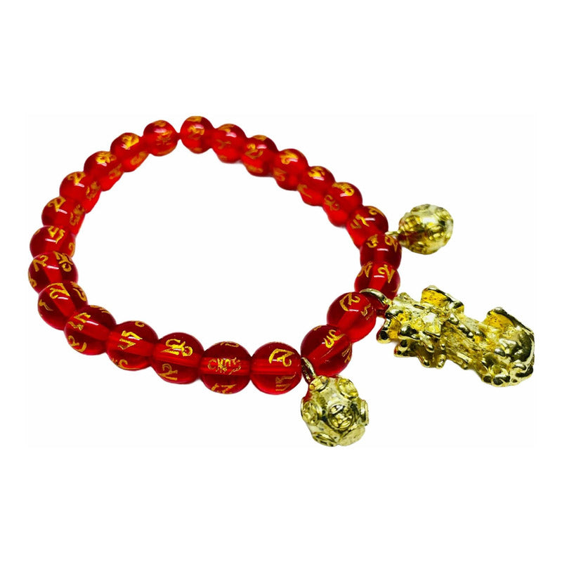 Piyao Bracelet Protection Feng Shui Pixiu Elastic 8-10cm