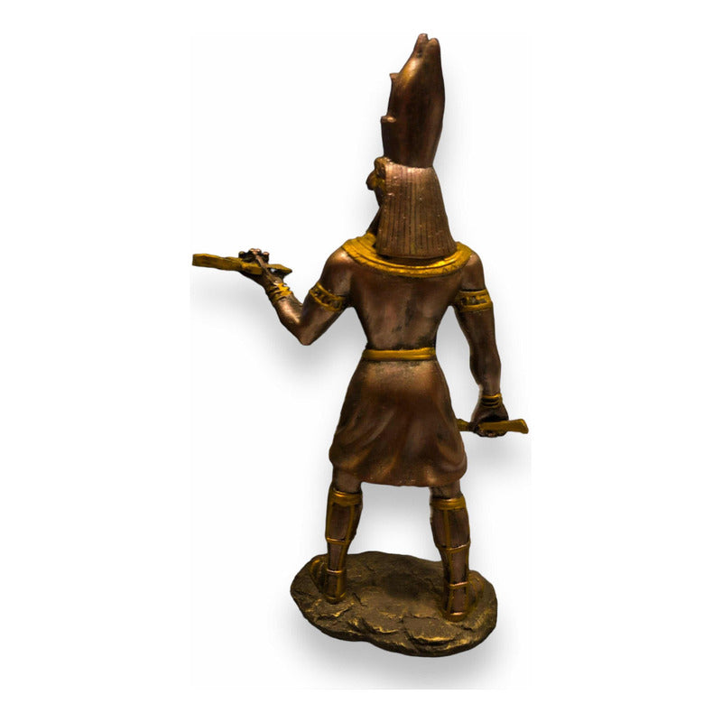 Chrome Horus 29cm Resin Figure