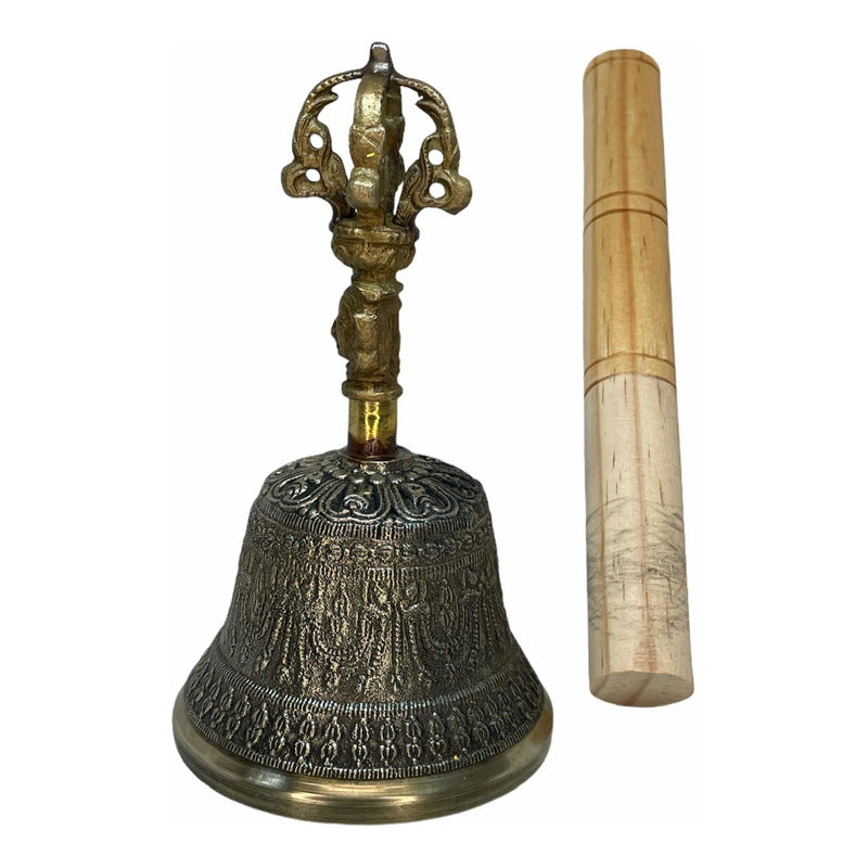 Tibetan Bell Healing Bowl 7 Metals 14 cm High