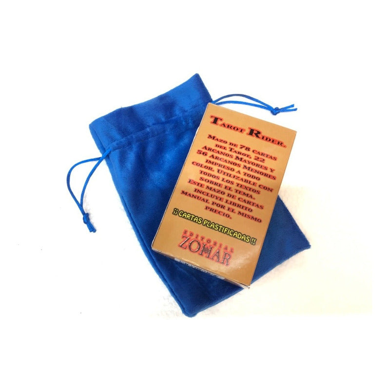 Tarot Rider + Instructivo + Amuleto + Morral Import. 12.5cm