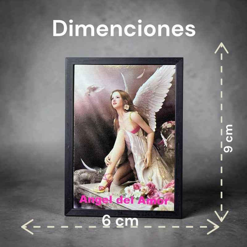 Estampas Coleccionables Esoterismo 5 Piezas Iguales Por Pac Angel Del Amor Religióso