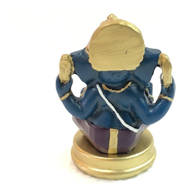 Ganesh 8.5 Cm National Resin Hand Painted