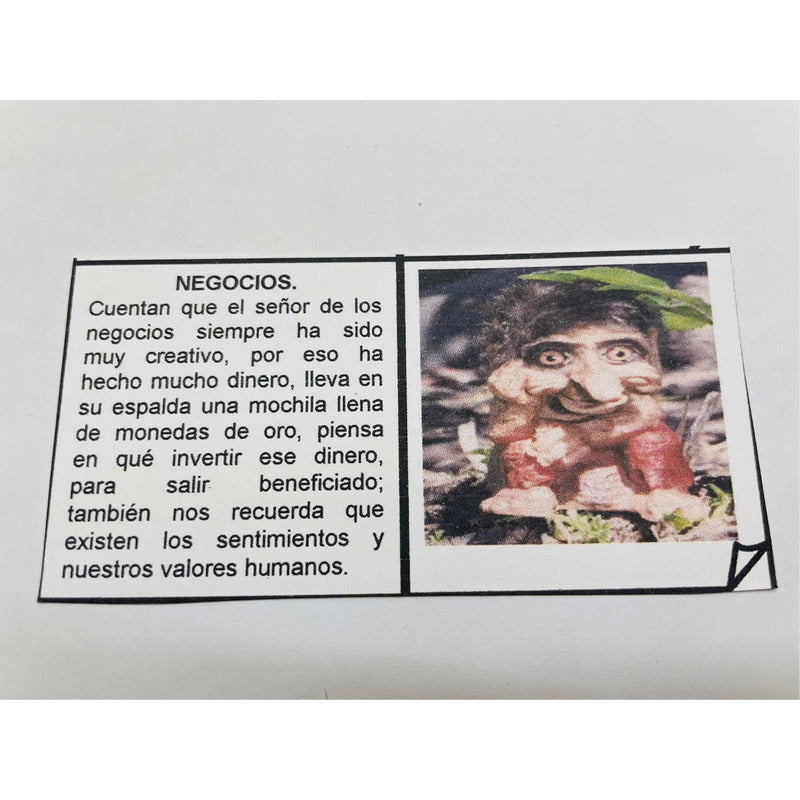 Troll-Gedanken des Geschäfts, 8 cm, aus Nationalharz.