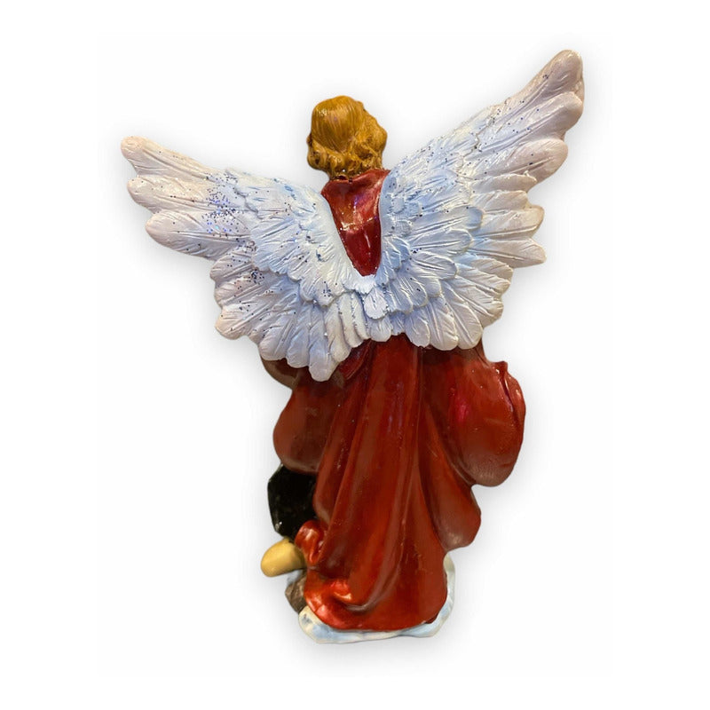 Saint Michael the Archangel Resin Sculpture Handmade 16x9x5cm