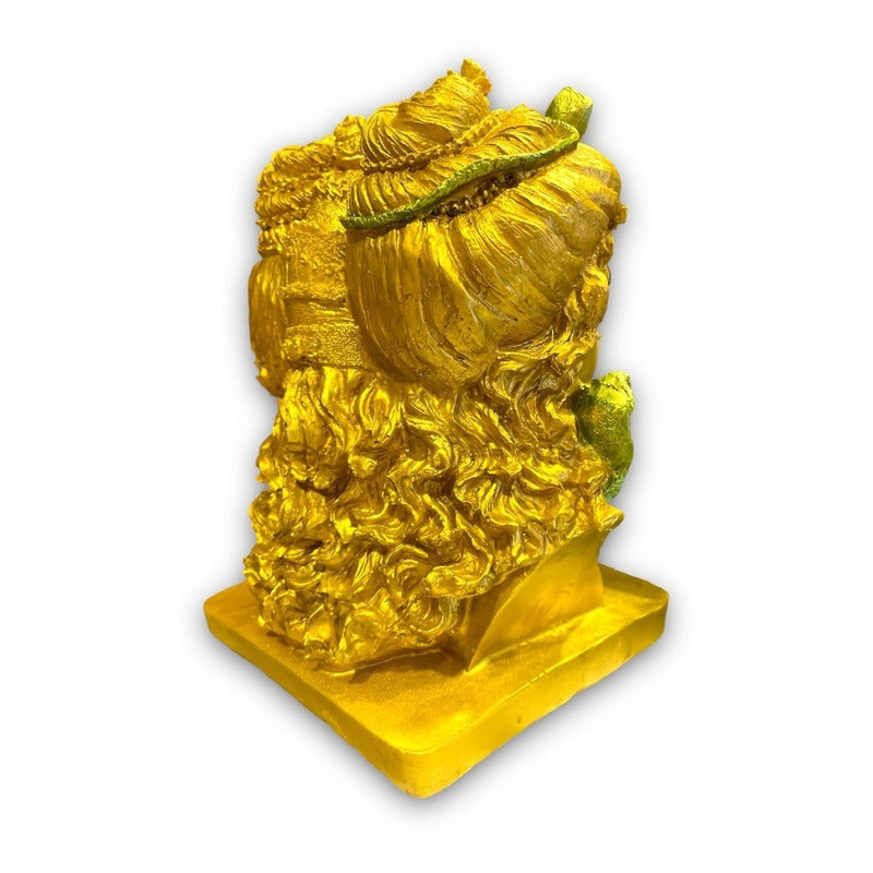 Ganesh Shiva Parvati Familia Sagrada Figura De Resina 21.5cm