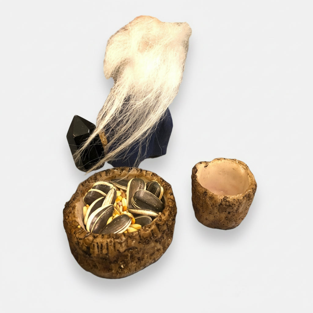 Troll Guardian of Wealth + Feeder 9 cm Resin Figure