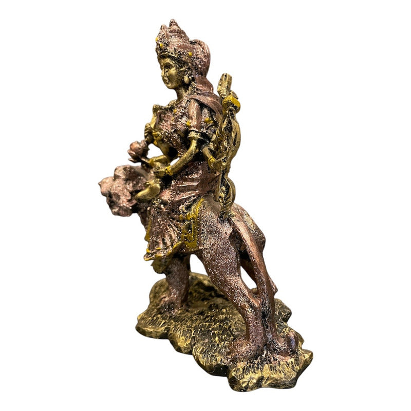 Durga Hindu-Göttin Harzfigur 15,5 cm