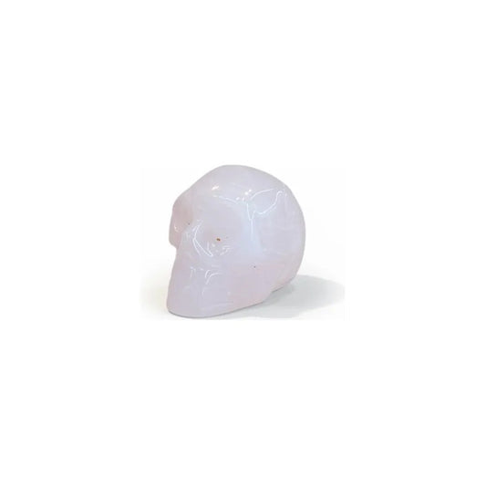 Escultura De Amatista En Forma De Craneo 2cm De Alto Cuarzo Rosa by HEREJE