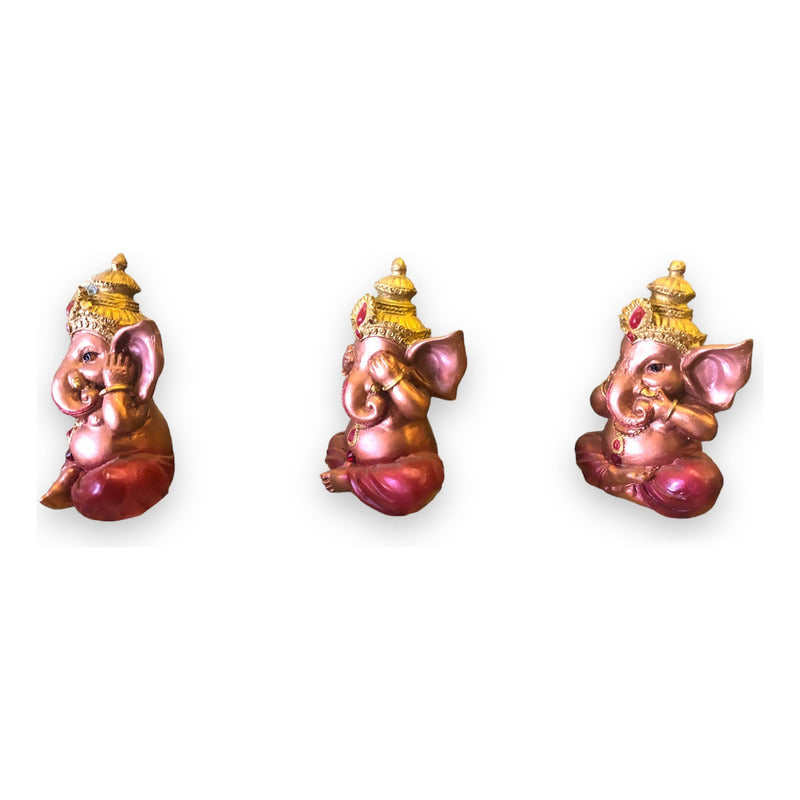 Set of 3 Ganesh 10cm