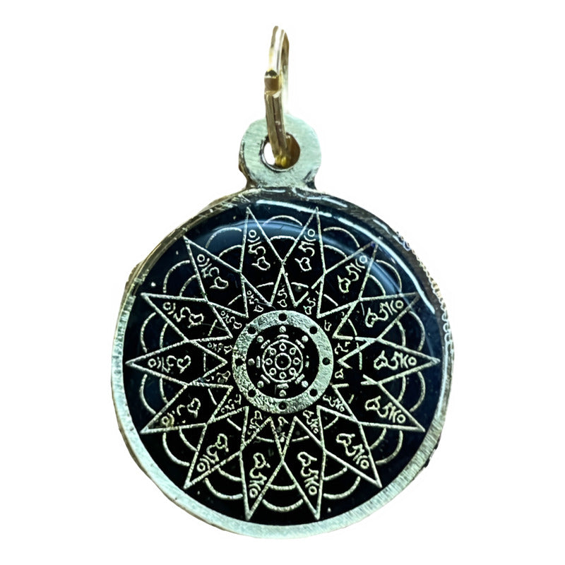 Wheel 28 Hums Feng Shui Amulet Various Colors Size M