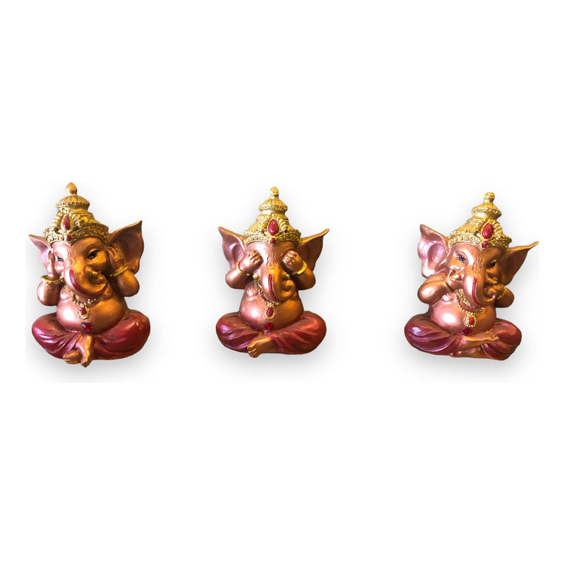 Set of 3 Ganesh 10cm