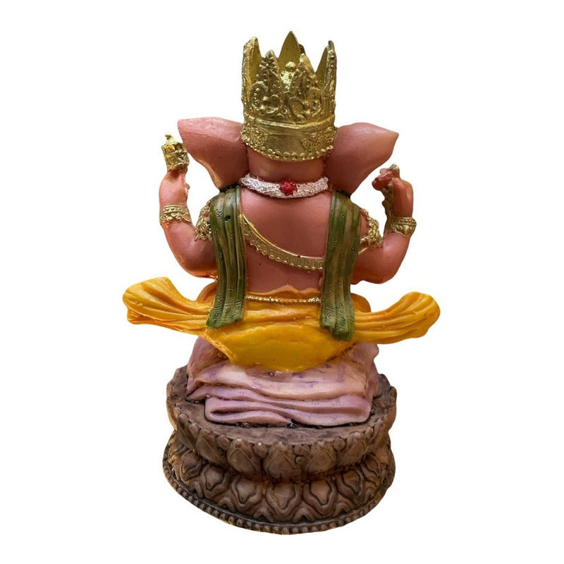 Ganesh Crown Flower Ready Resin National 16 Cm