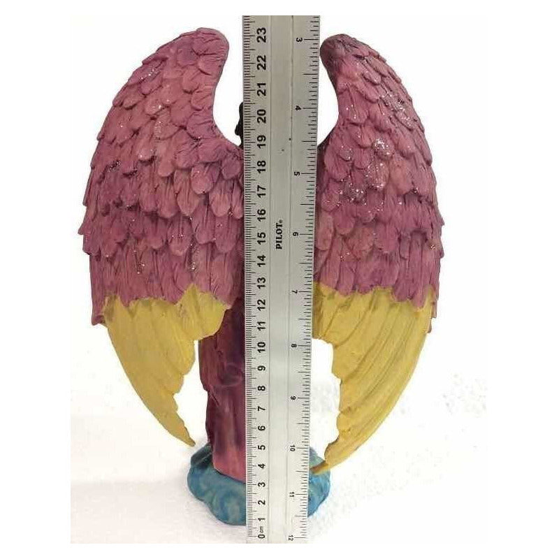 Erzengel Metatron aus handbemaltem Nationalharz, 23 cm