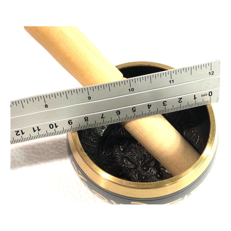 Tibetan Singing Bowl 95mm Diameter 7 Metals Imported Cleaning