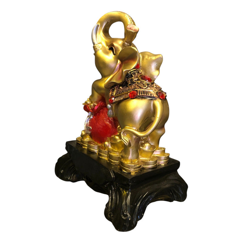 Original Elephant with Backpack Sculpture - Lety Items