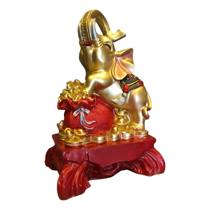 Original Elephant with Backpack Sculpture - Lety Items