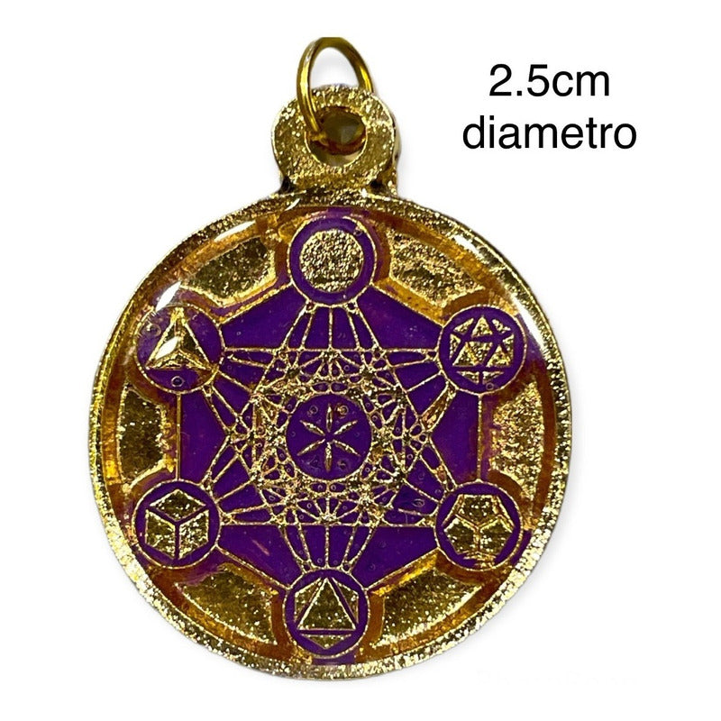 Metatron Encapsulated Pendant 2.5 Diameter