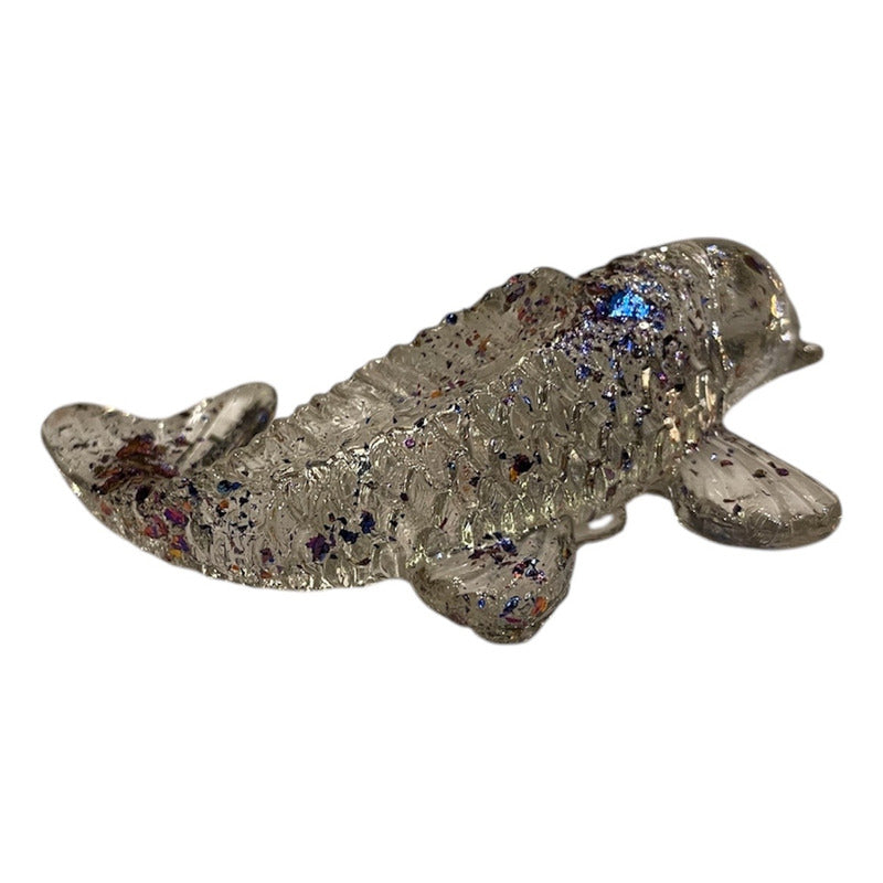 Carp, Ajowana, Fish of Abundance Crystal Resin Sculpture