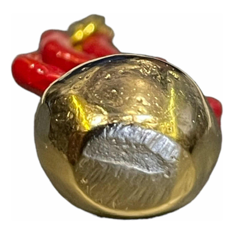 Fireball Feng Shui Amulet Gold Plated 3 cm High