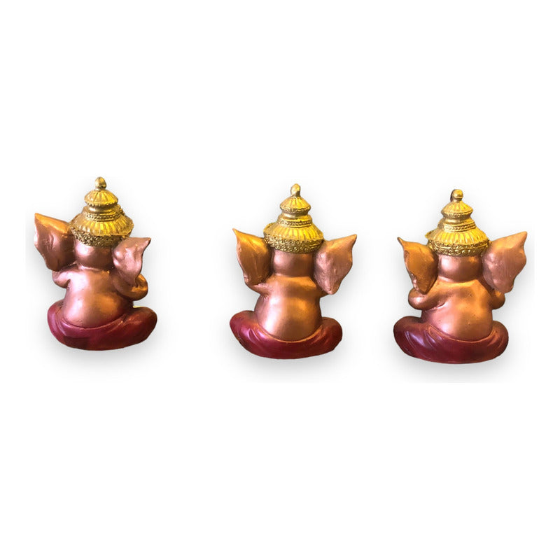 Set of 3 Ganesh 10cm