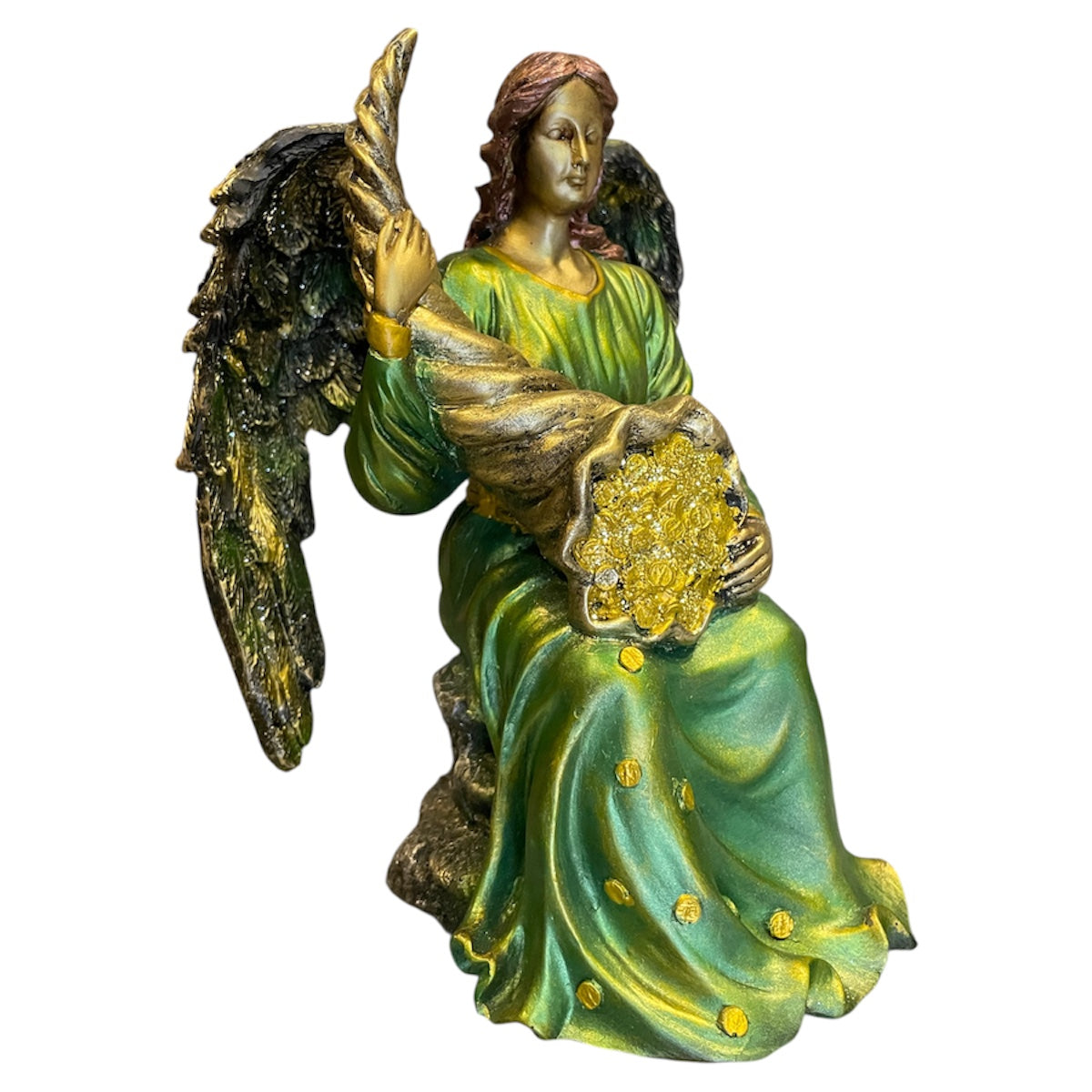 Abundia Diosa Fortuna Figura De Resina 22 Cm