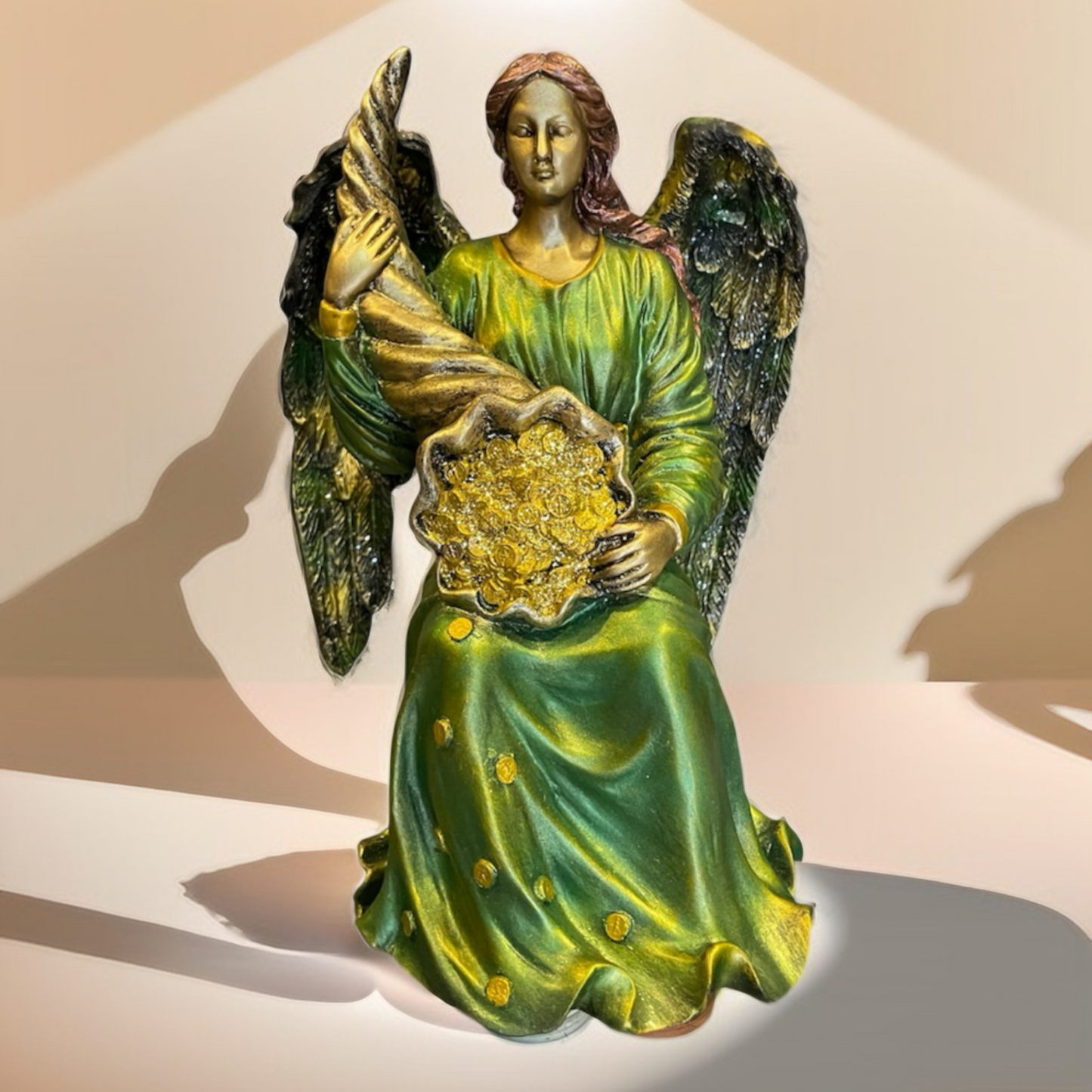 Abundia Diosa Fortuna Figura De Resina 22 Cm