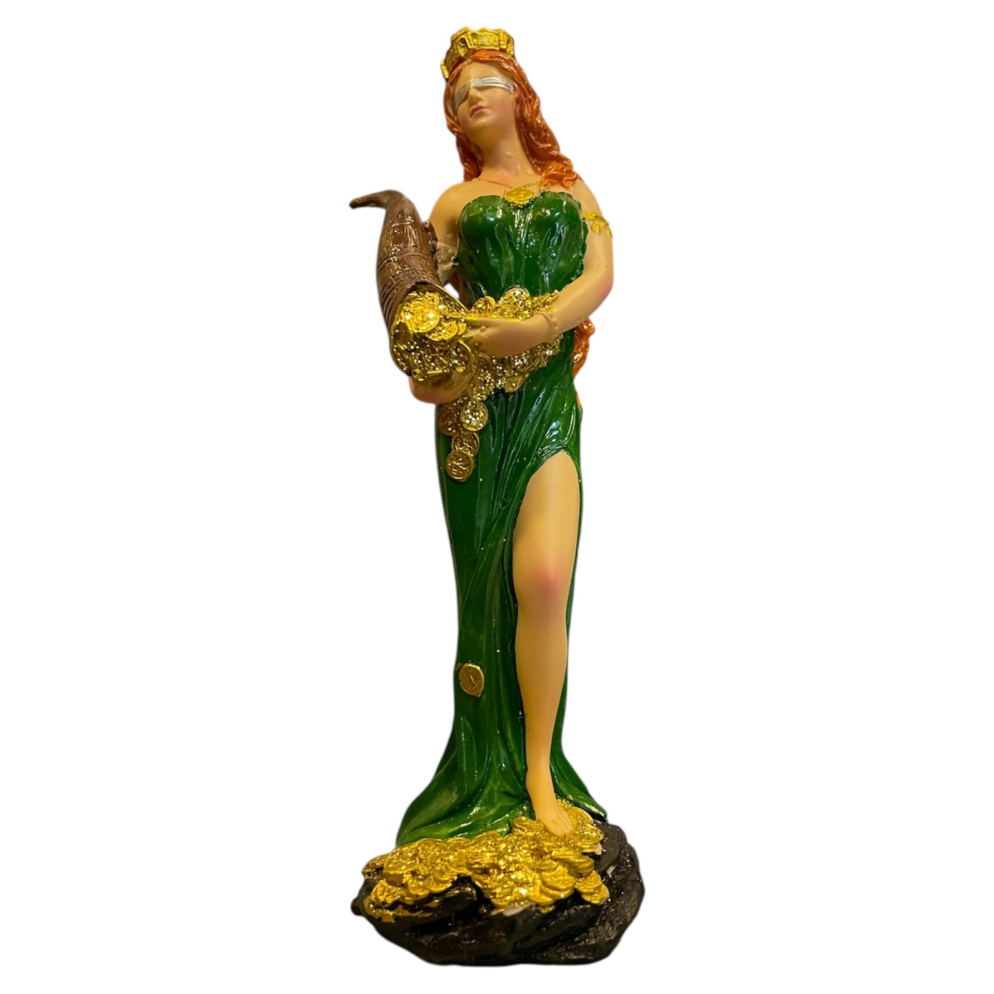 Diosa De La Fortuna, Abundia Resina 18 Cm