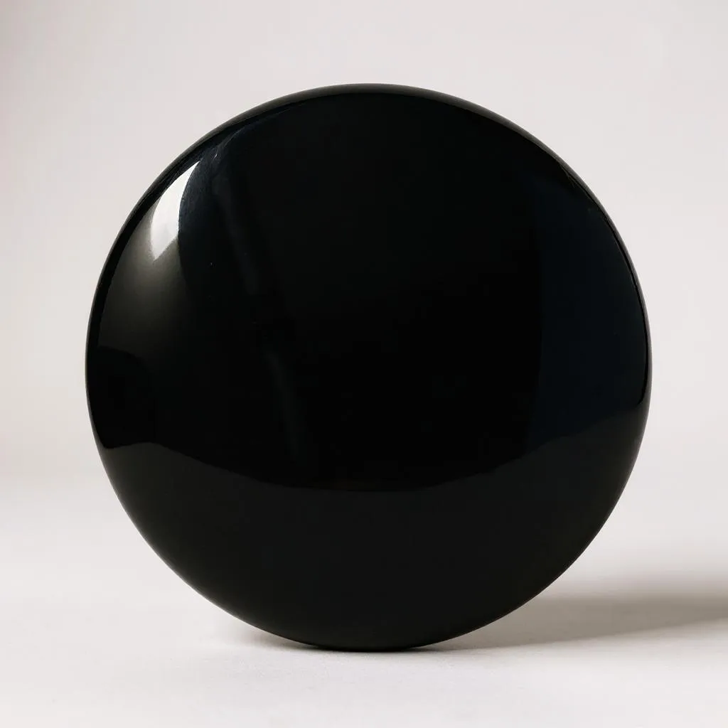 Obsidian Mirror 8cm diameter
