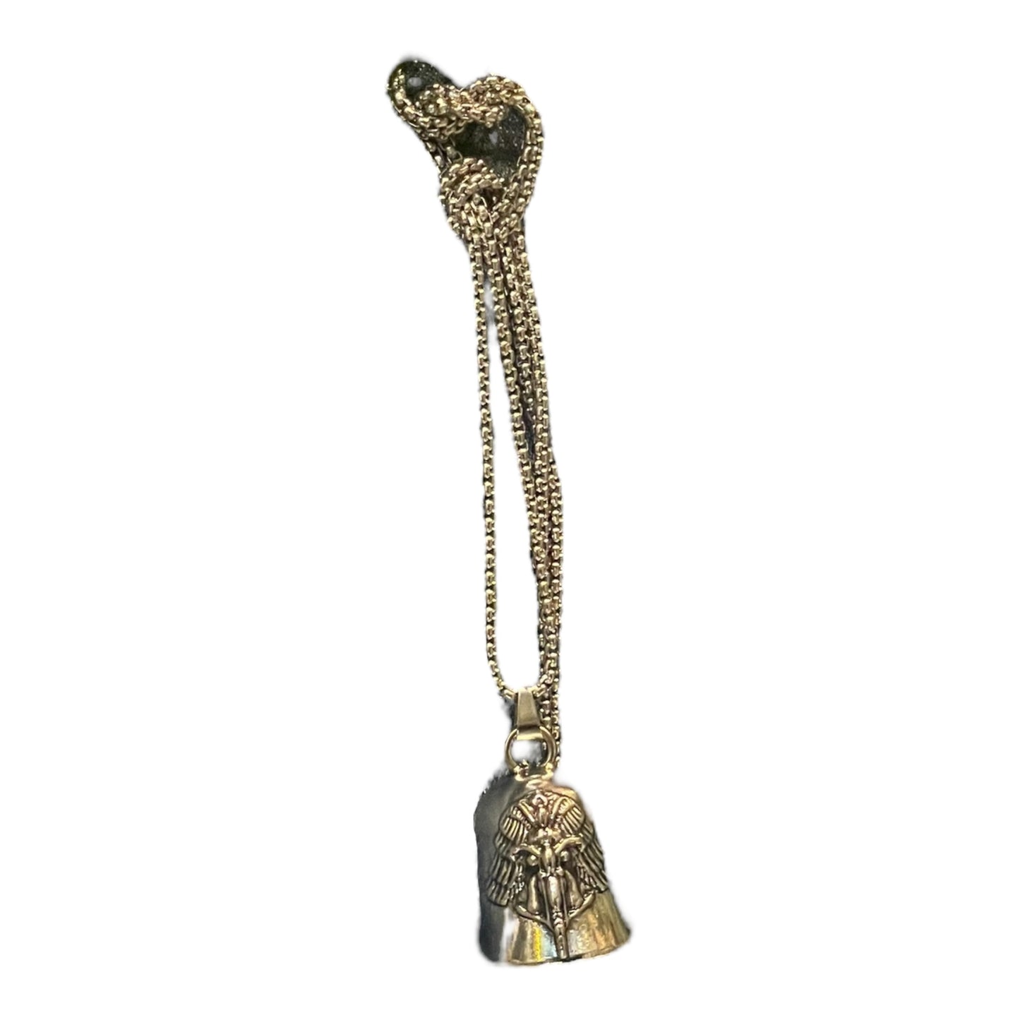 Biker Bell Charm for Motorcyclists with Chain