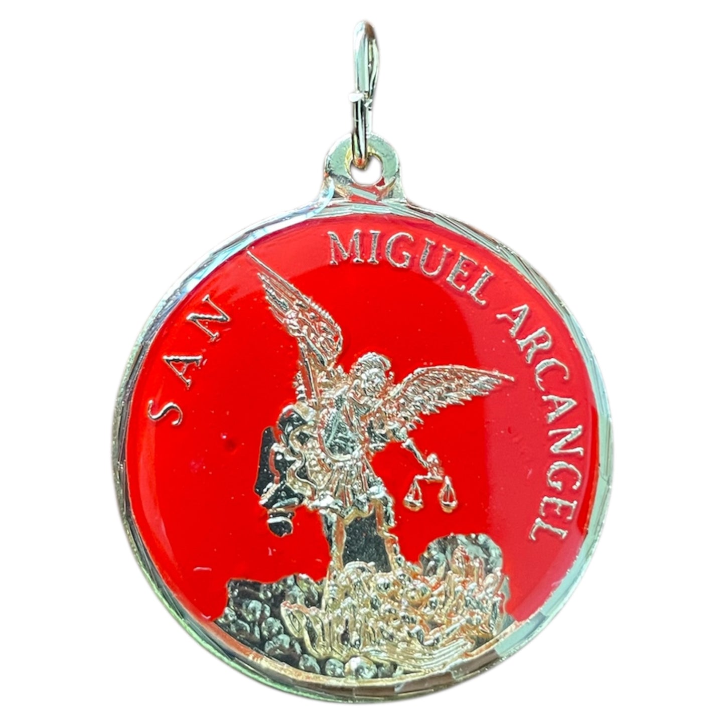 Saint Michael the Archangel G Gold Encapsulated Medal 30 mm