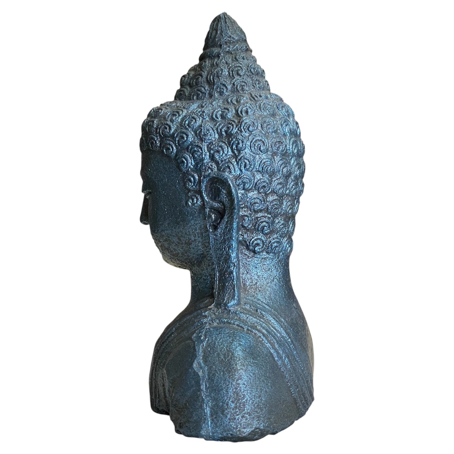 Busto De Buda Negro 17x13x7cm