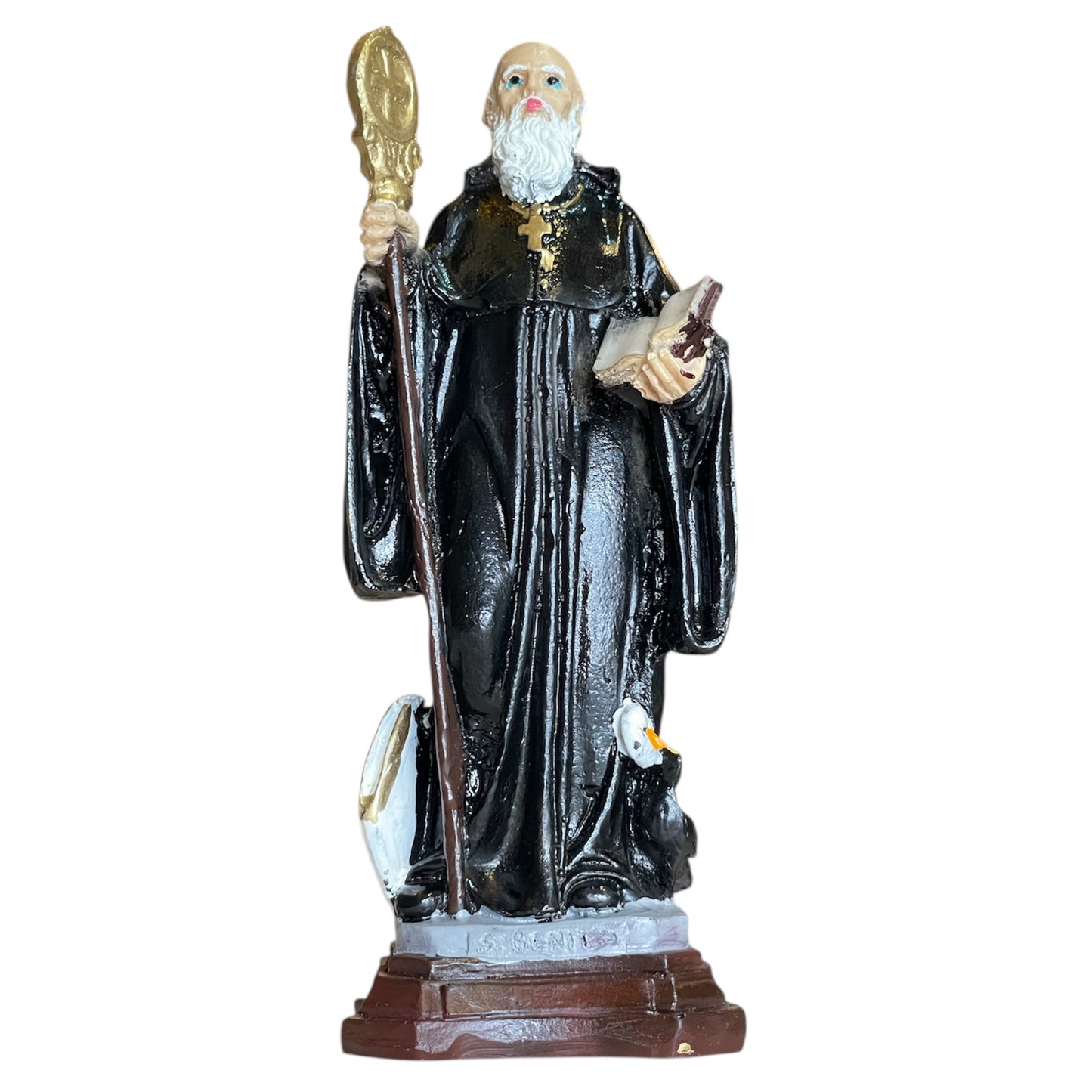 Saint Benedict Resin Figure 16 Cm