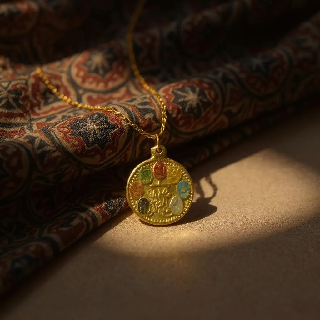 7 Powers Encapsulated Pendant and Tetragrammaton on the reverse