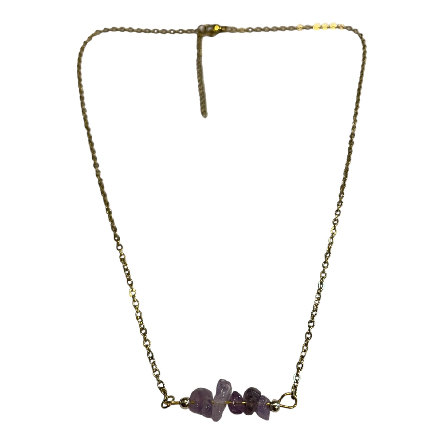 Necklace with Quartz Chip